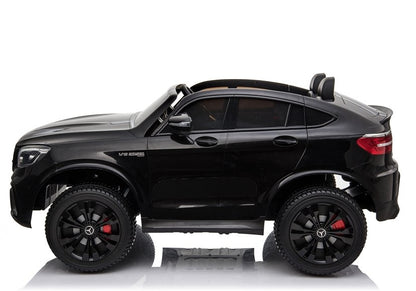 Elektro Kinderauto Mercedes GLC 63S Schwarz lackiert