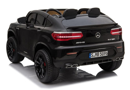 Elektro Kinderauto Mercedes GLC 63S Schwarz lackiert
