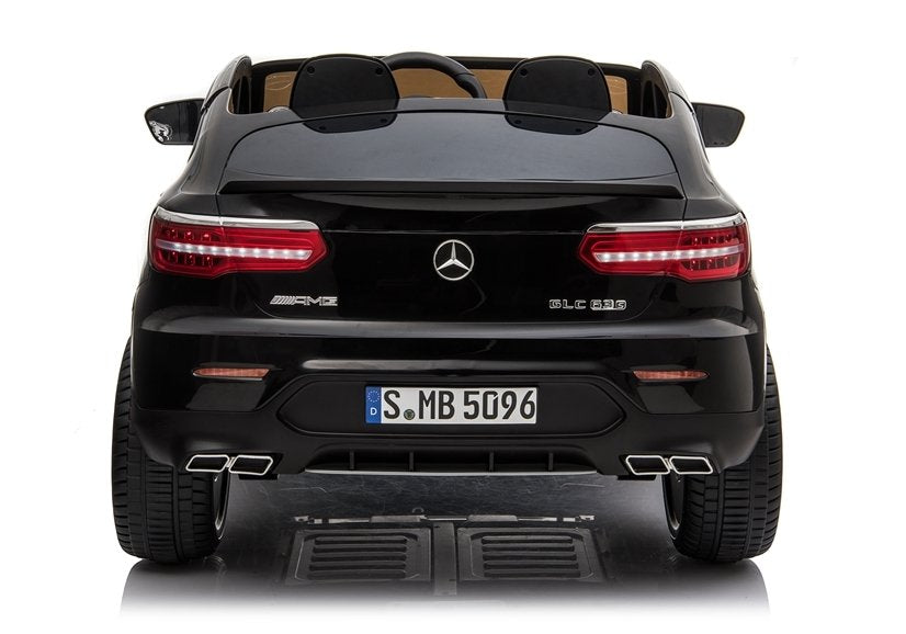 Elektro Kinderauto Mercedes GLC 63S Schwarz lackiert