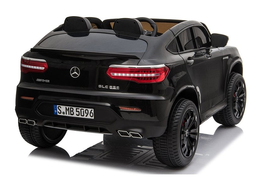 Elektro Kinderauto Mercedes GLC 63S Schwarz lackiert