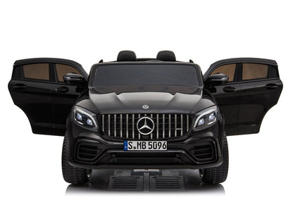 Elektro Kinderauto Mercedes GLC 63S Schwarz lackiert