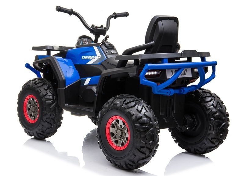 Electric Quad XMX607 Blue Leather Seat EVA Tires LED Headlight 2x45W
