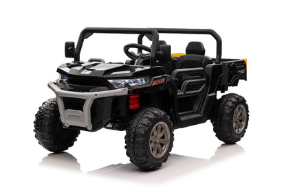Elektro Kinderauto Bulldog XMX623 4x4 Schwarz 2 Sitzer