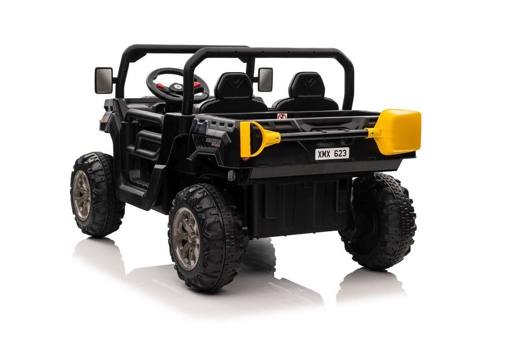 Elektro Kinderauto Bulldog XMX623 4x4 Schwarz 2 Sitzer