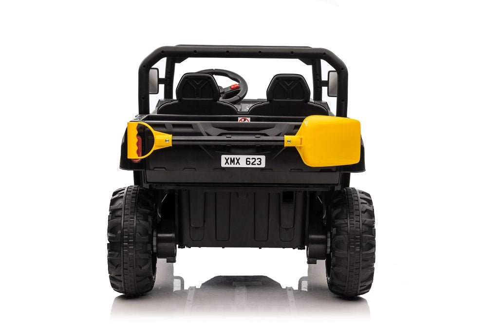 Elektro Kinderauto Bulldog XMX623 4x4 Schwarz 2 Sitzer