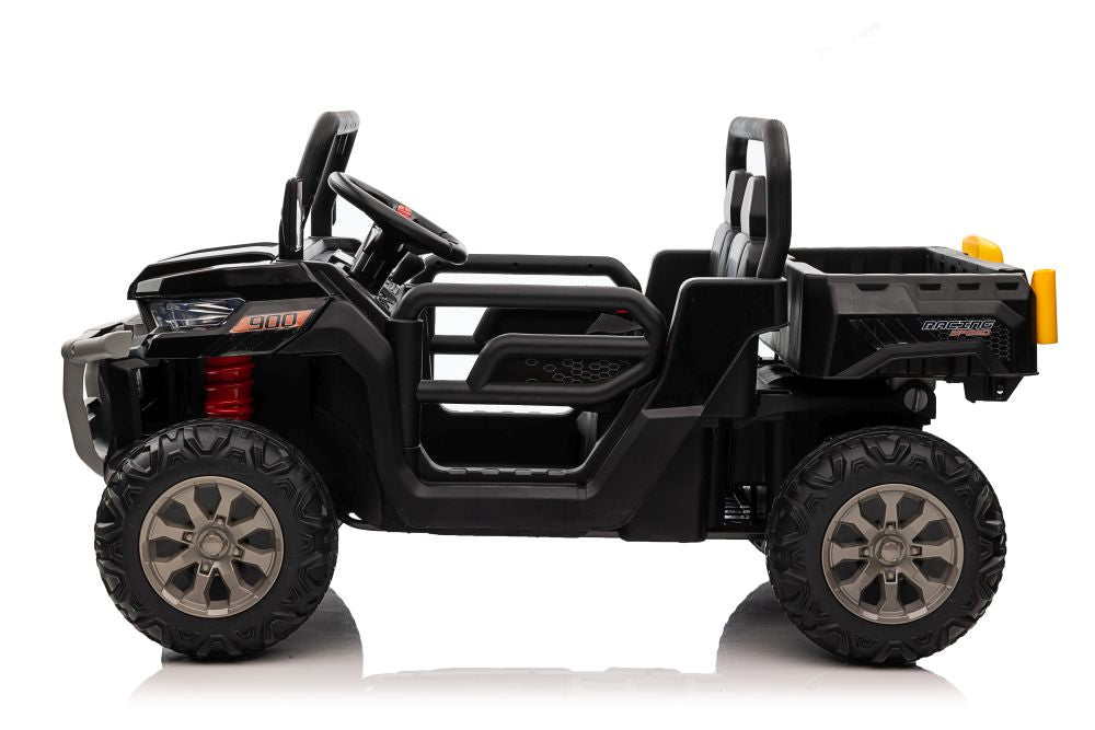 Elektro Kinderauto Bulldog XMX623 4x4 Schwarz 2 Sitzer