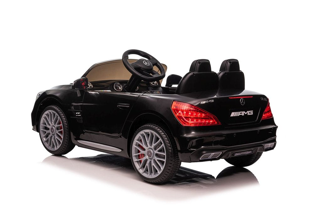 Elektro Kinderauto Mercedes SL65 S schwarz lackiertes LCD