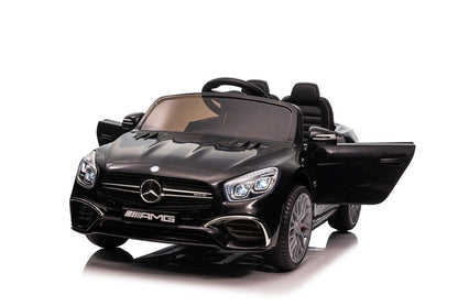Elektro Kinderauto Mercedes SL65 S schwarz lackiertes LCD