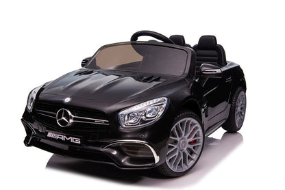 Elektro Kinderauto Mercedes SL65 S schwarz lackiertes LCD