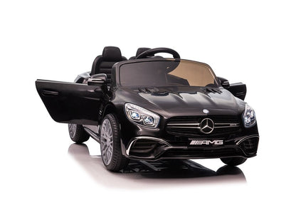 Elektro Kinderauto Mercedes SL65 S schwarz lackiertes LCD