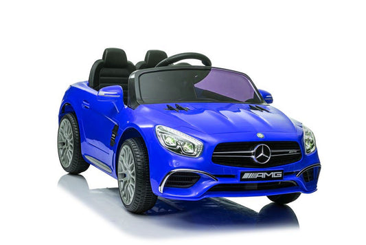 Elektro Kinderauto Mercedes SL65 S blau lackiert LCD