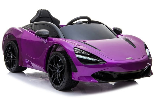 Children's vehicle McLaren 720S Purple painted EVA tires Leather seat 2x45W car