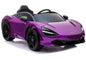 Children's vehicle McLaren 720S Purple painted EVA tires Leather seat 2x45W car
