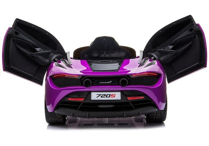 Children's vehicle McLaren 720S Purple painted EVA tires Leather seat 2x45W car