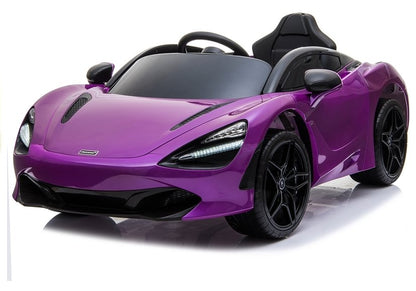 Children's vehicle McLaren 720S Purple painted EVA tires Leather seat 2x45W car