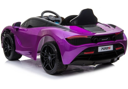 Children's vehicle McLaren 720S Purple painted EVA tires Leather seat 2x45W car
