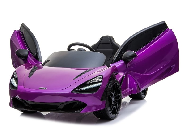 Children's vehicle McLaren 720S Purple painted EVA tires Leather seat 2x45W car