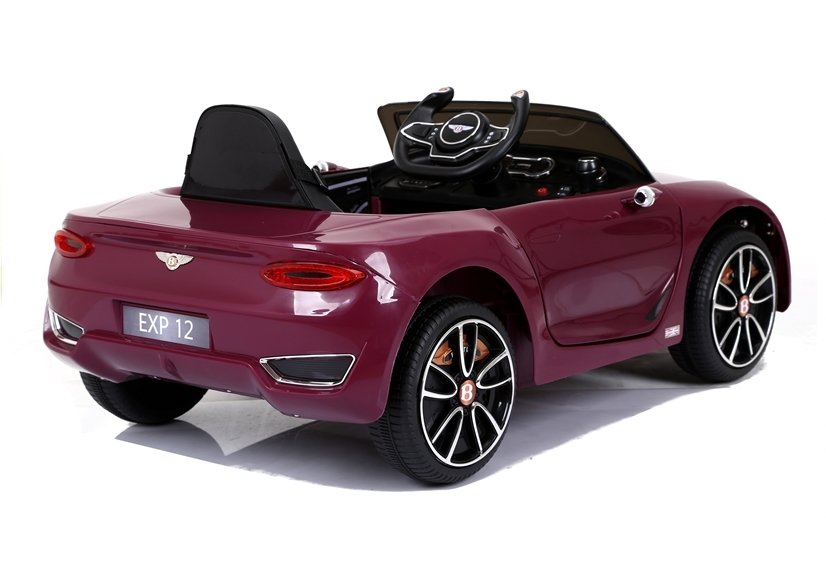 Children's vehicle Bentley Red painted leather seat EVA tires car