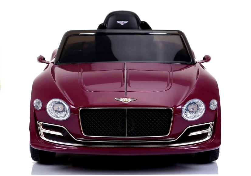 Children's vehicle Bentley Red painted leather seat EVA tires car