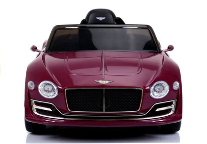 Children's vehicle Bentley Red painted leather seat EVA tires car