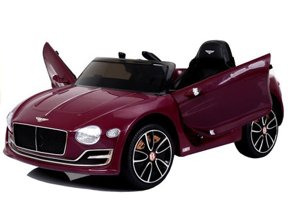 Children's vehicle Bentley Red painted leather seat EVA tires car