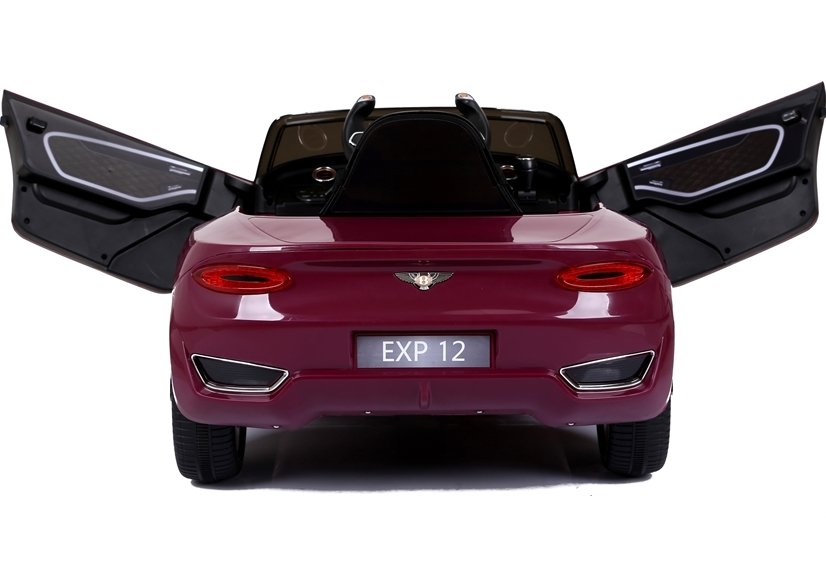 Children's vehicle Bentley Red painted leather seat EVA tires car