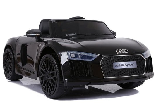 Elektro Kinderauto Audi R8 JJ2198 Schwarz Mit Ledersitz Und EVA-Reifen