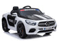 Children's car Mercedes SL500 Police White Leather seat EVA tires 2x45W