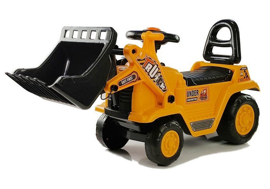 ride-on bulldozer with movable arm