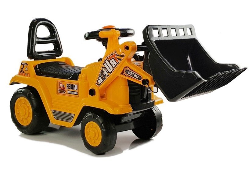 ride-on bulldozer with movable arm