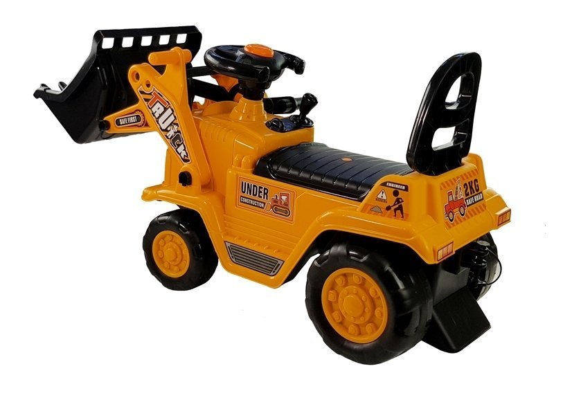 ride-on bulldozer with movable arm