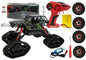 Offroad R / C Auto 4x4 Schwarz mit grünem Muster