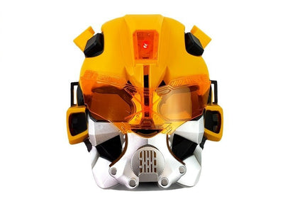 Schaumstoff-Pfeil-Roboterkanone mit Maske