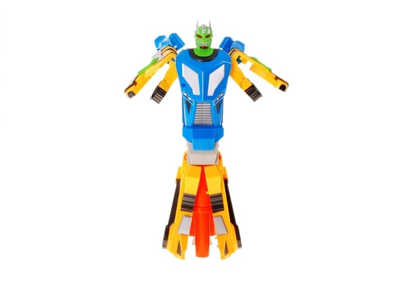 Schaumstoff-Pfeil-Roboterkanone mit Maske
