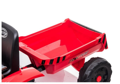 Traktor mit Anhänger YSA730-2 Rot