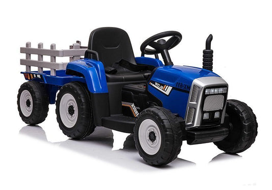 Elektro Kindertrktor mit Anhänger XMX611 Blau