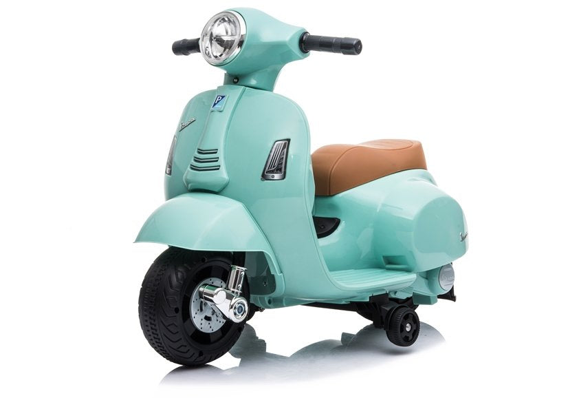 Elektro Kindermotorrad Vespa GTS 300 Mini Türkis
