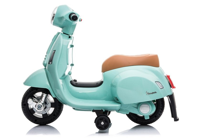 Elektro Kindermotorrad Vespa GTS 300 Mini Türkis