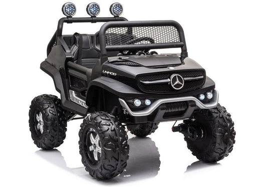 Auto Mercedes Unimog S schwarz