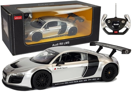 Auto R/C Audi R8 LMS Rastar 1:14 Weiss
