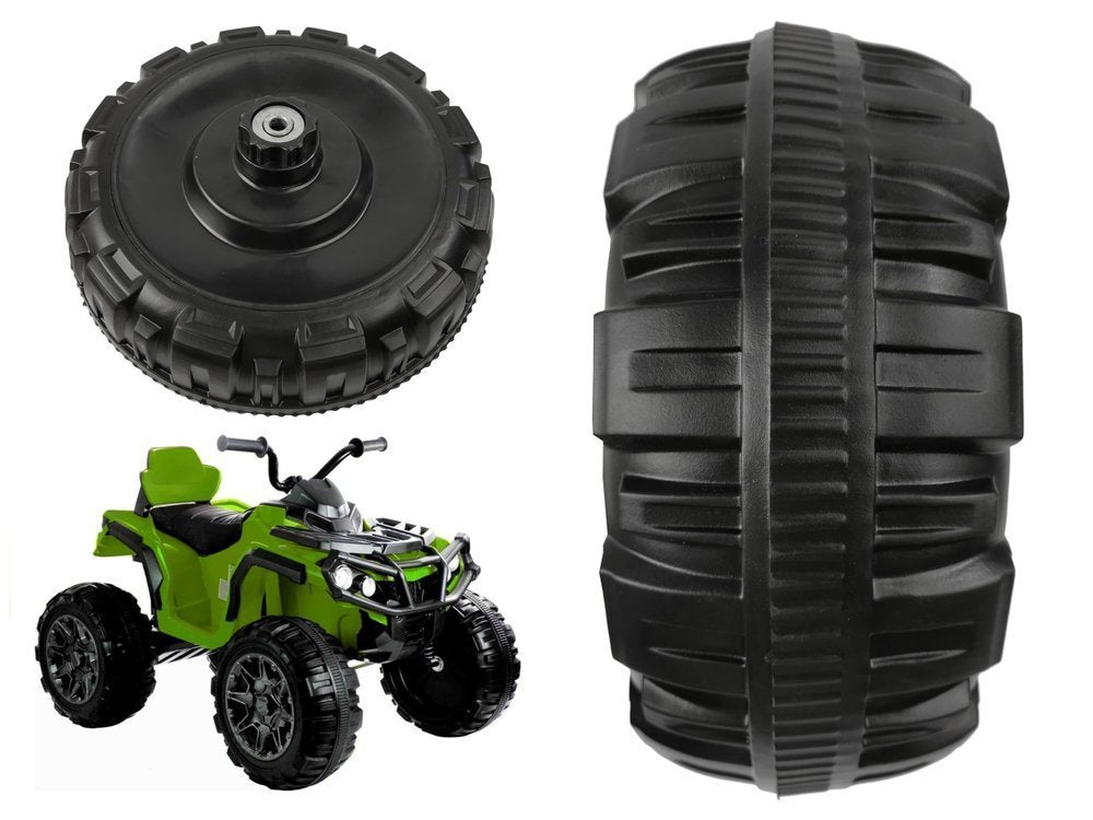 Rear wheel for electric ride-on quad BDM0909 BDM906 with adapter