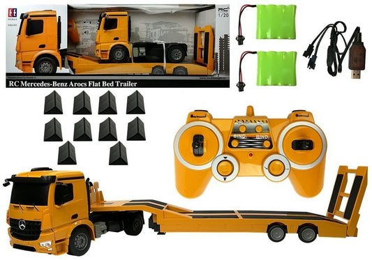Mercedes-Benz Arocs Tieflader Fernbedienung R / C Gelb