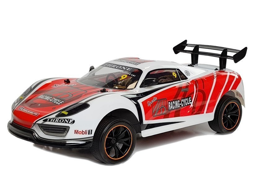 Ferngesteuerter Rennwagen R / C Weiß 1:10