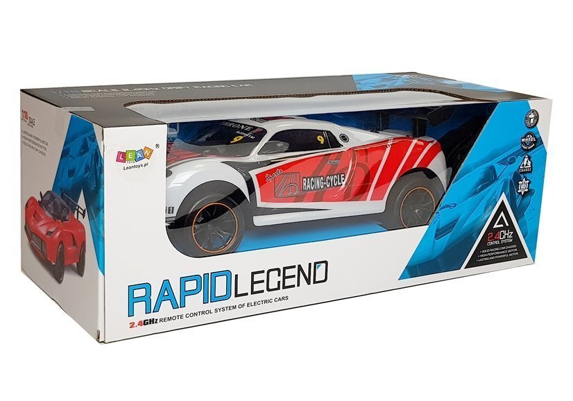 Ferngesteuerter Rennwagen R / C Weiß 1:10