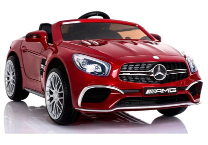 Kinderfahrzeug Mercedes SL65 Auto für Kinder Rot lackiert
