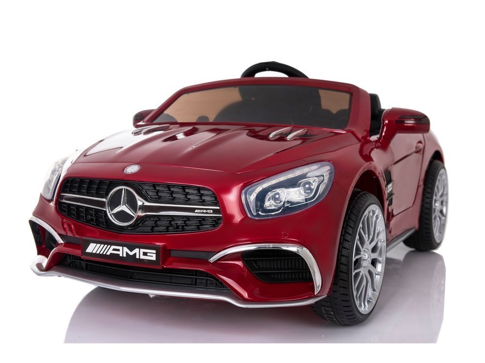 Kinderfahrzeug Mercedes SL65 Auto für Kinder Rot lackiert