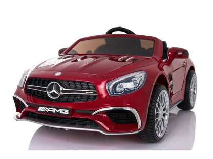 Kinderfahrzeug Mercedes SL65 Auto für Kinder Rot lackiert