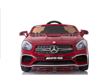 Kinderfahrzeug Mercedes SL65 Auto für Kinder Rot lackiert