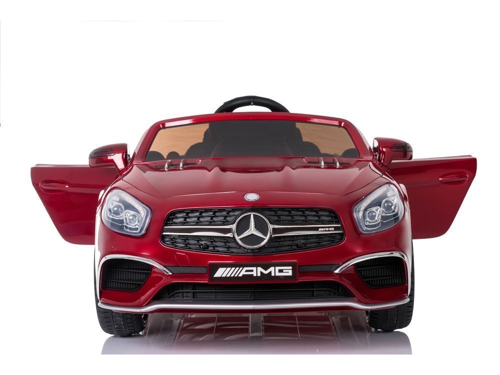 Kinderfahrzeug Mercedes SL65 Auto für Kinder Rot lackiert