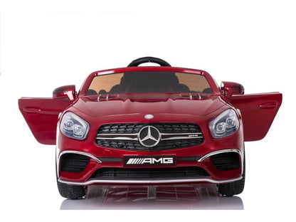 Kinderfahrzeug Mercedes SL65 Auto für Kinder Rot lackiert